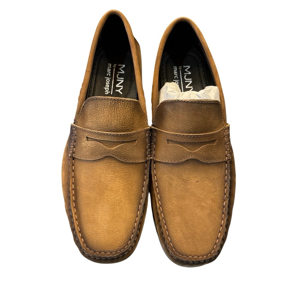 Marc Jacobs Nebraska Slip‎ On Leather Mens Brown Shoe Size 11 MJNY6121-BRN
